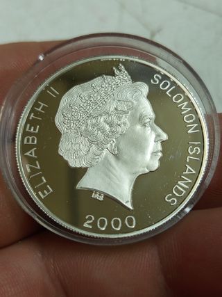 Moneda Plata año 2000