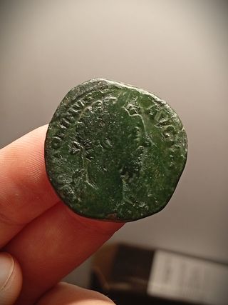 Moneda romana - sestercio Marco Aurelio- RIC 995
