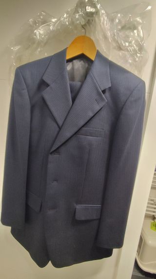 Traje de chaqueta hombre azul