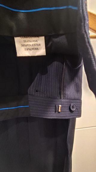 Traje de chaqueta hombre azul