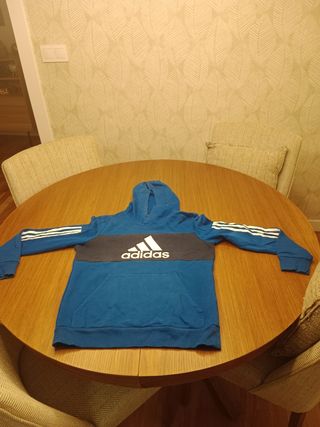Sudadera Adidas Azul y Negra