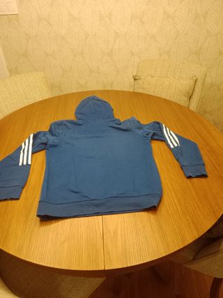 Sudadera Adidas Azul y Negra