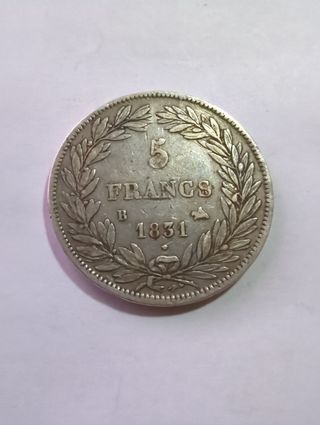 Francia 5 Francos Plata 1831B