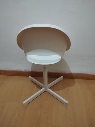 Silla de escritorio 
 blanca
