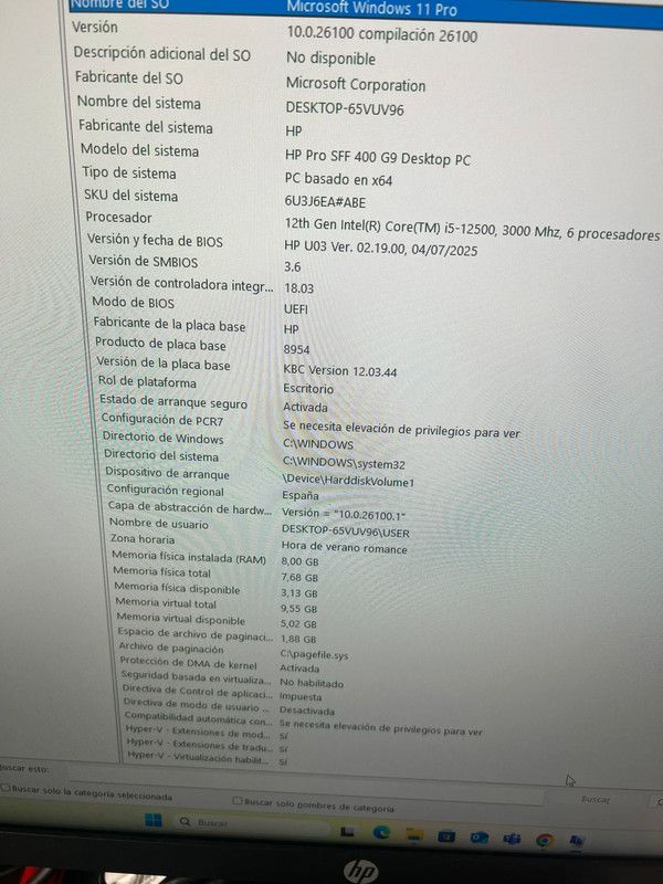 HP ProDesk 400 G9 SFF Ordenador Negro afbeelding 7