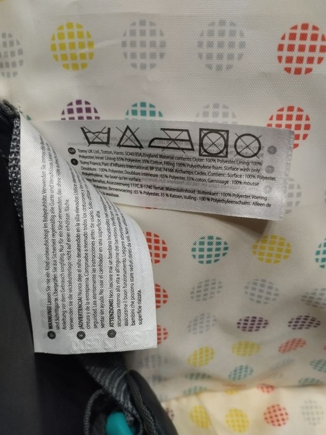 Bolso cambiador y silla 3 en 1