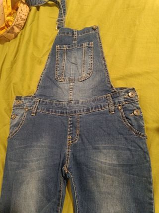 Overol tejano Talla S