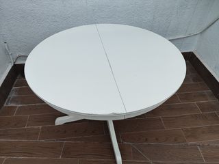 Mesa redonda extensible Ikea
