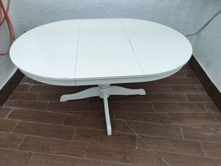 Mesa redonda extensible Ikea
