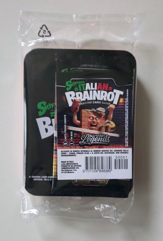 Tin Limited Edition Italian Brainrot Trading Card 