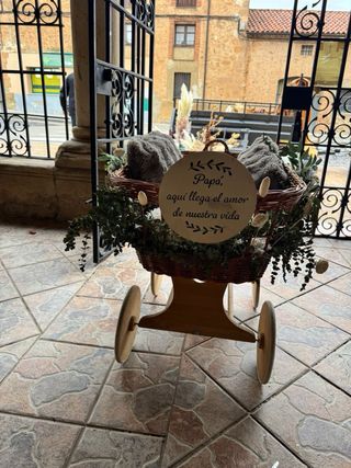 Carrito bebé para bodas