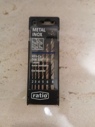Brocas HSS-Co DIN 338 Ratio Metal Inox