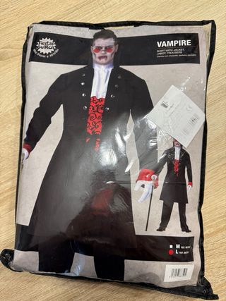 Disfraz Vampiro Hombre Talla L