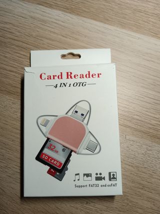 Lector de Tarjetas 4 en 1 OTG