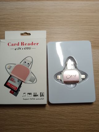 Lector de Tarjetas 4 en 1 OTG