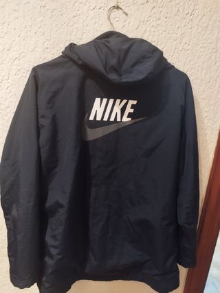 Parka con forro polar azul marino Nike T 16 años