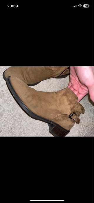 Botines Alpe Serraje Marrones Talla 40