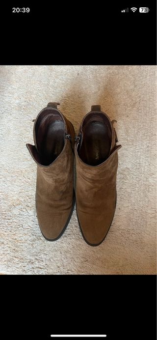 Botines Alpe Serraje Marrones Talla 40