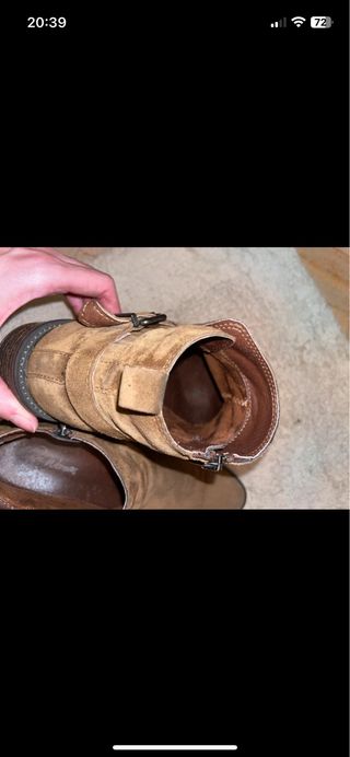 Botines Alpe Serraje Marrones Talla 40