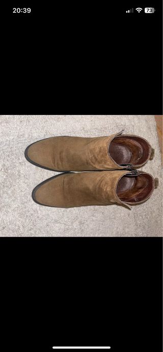 Botines Alpe Serraje Marrones Talla 40