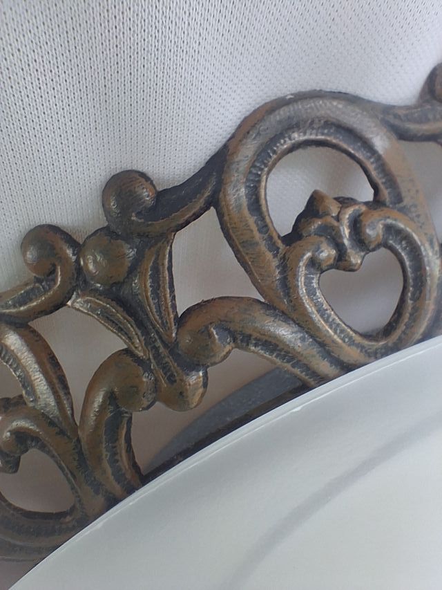 Plafón techo vintage metal y vidrio