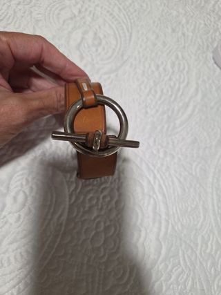 Pulsera CXC Cuero Marrón y Plata