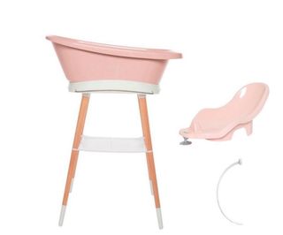 Bañera bebé Jou rosa palo con LED