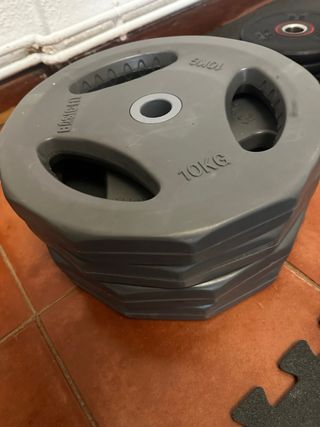 Discos de pesas 10kg GYM (4 unidades) 