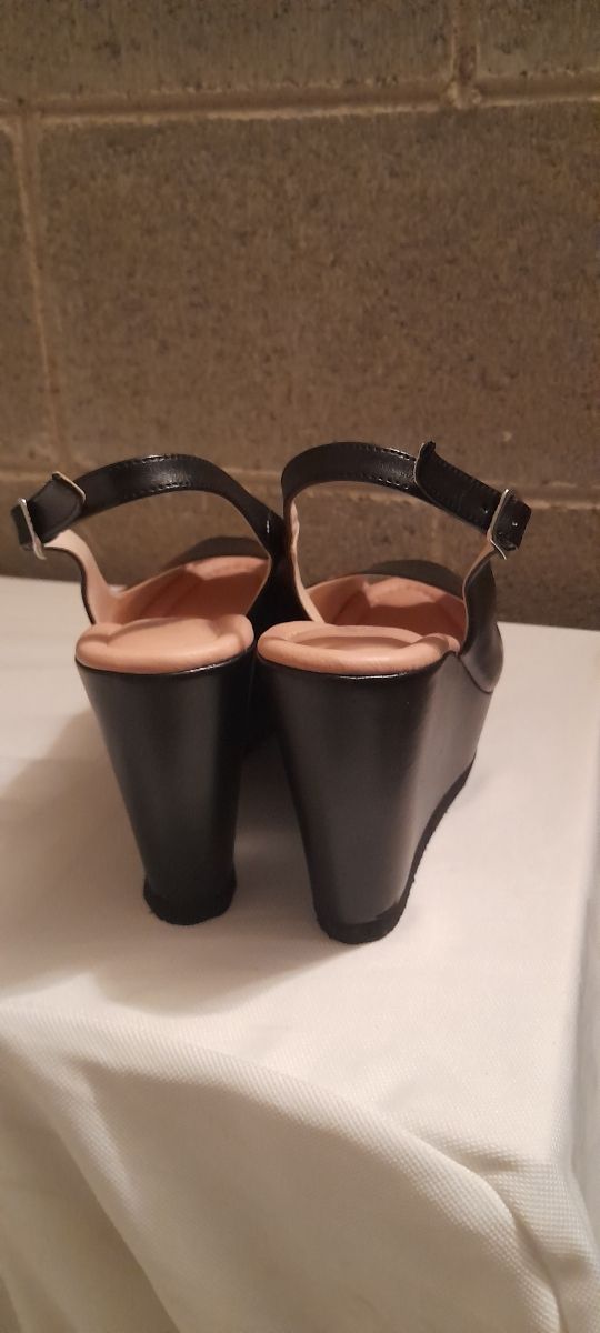 Scarpe zeppa nere comodissime