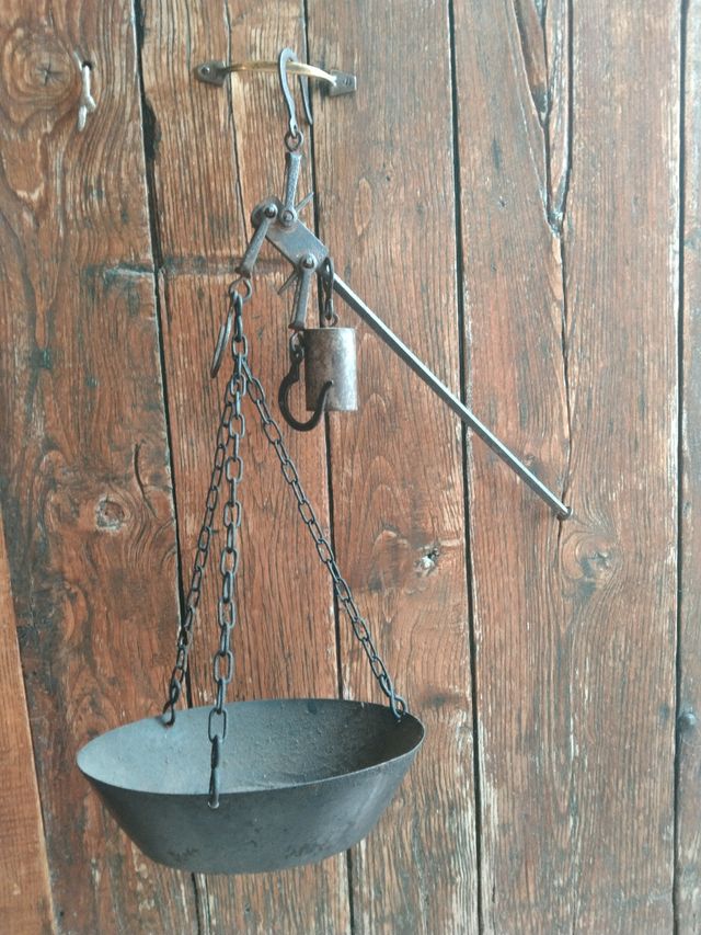 Báscula Romana Antigua