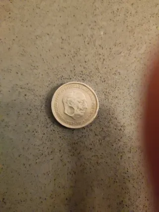 Moneda antigua 5 pesetas 1957 Francisco Franco