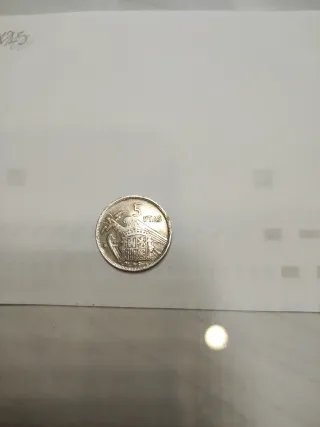 Moneda antigua 5 pesetas 1957 Francisco Franco