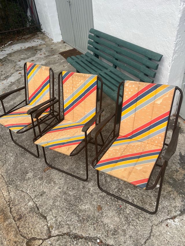 Juego de 3 Sillas de Jardín OFERTA!!!