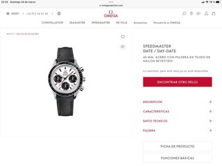 Reloj Omega Speedmaster Date Panda 