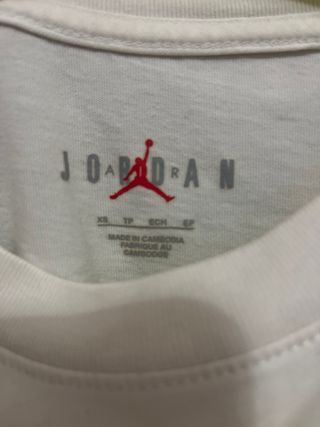 Camiseta Jordan Blanca Logo Jumpman