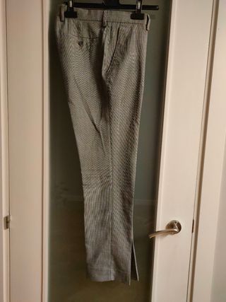 Pantalón de vestir gris hombre