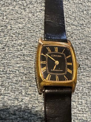 2 Relojes Edox Oro Negro