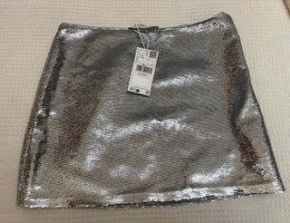 Falda lentejuelas Mango Talla S sin estrenar