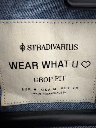 Chaqueta vaquera Stradivarius Talla M