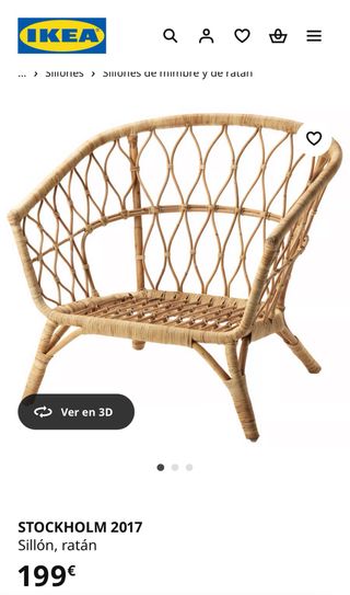 Sillón de ratán verde lima