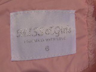 Piumino rosa imbottito 6/7 anni