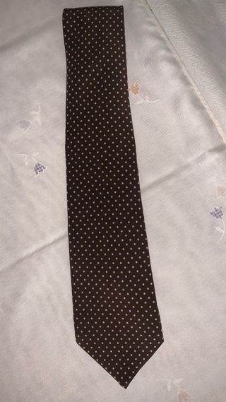 Corbata El Corte Inglés Lunares Seda Natural
