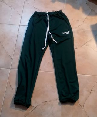 Pantalón de chándal verde Shein
