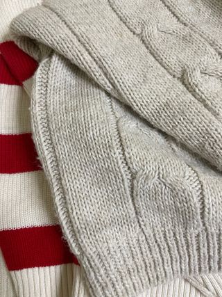 Lote 4 jerséis beige T. S/M