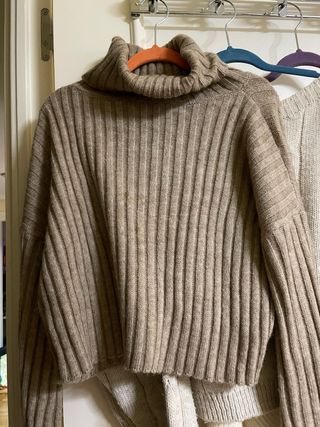 Lote 4 jerséis beige T. S/M