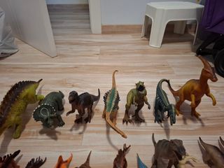 Colección de 53  Dinosaurios PVC Duro