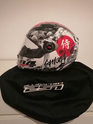 Casco Moto Ls2 Samurai Arte Japonés
