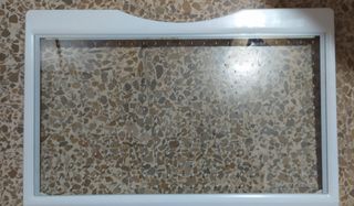 Contenedor de plástico transparente para nevera.
