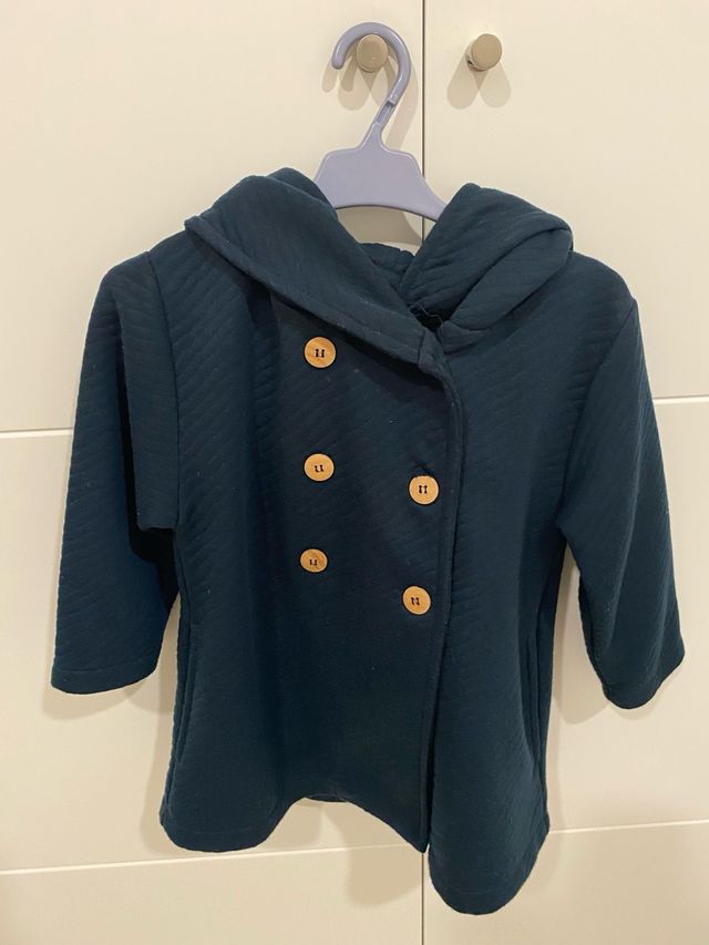 Abrigo azul niña 3-4 años