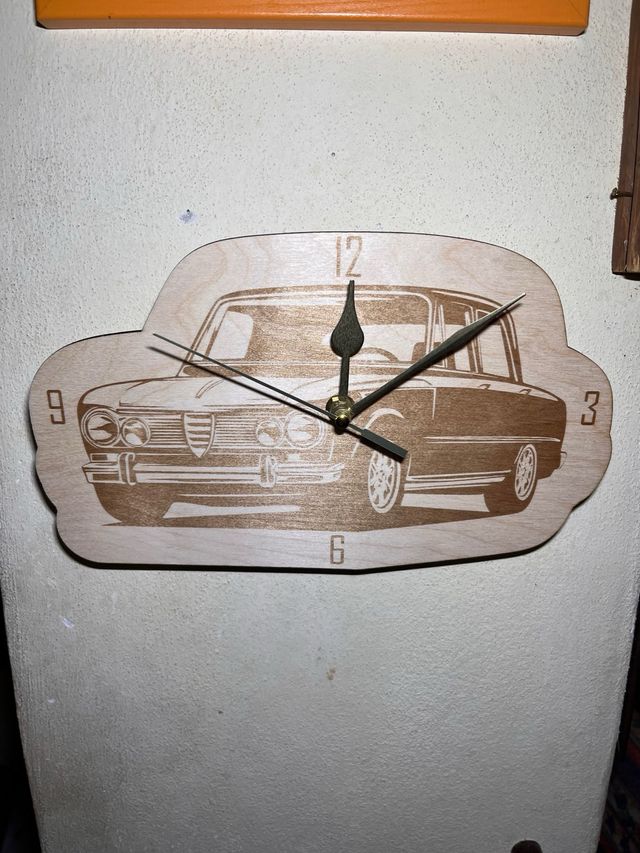 Orologio da parete Alfa Romeo Giulia 1970